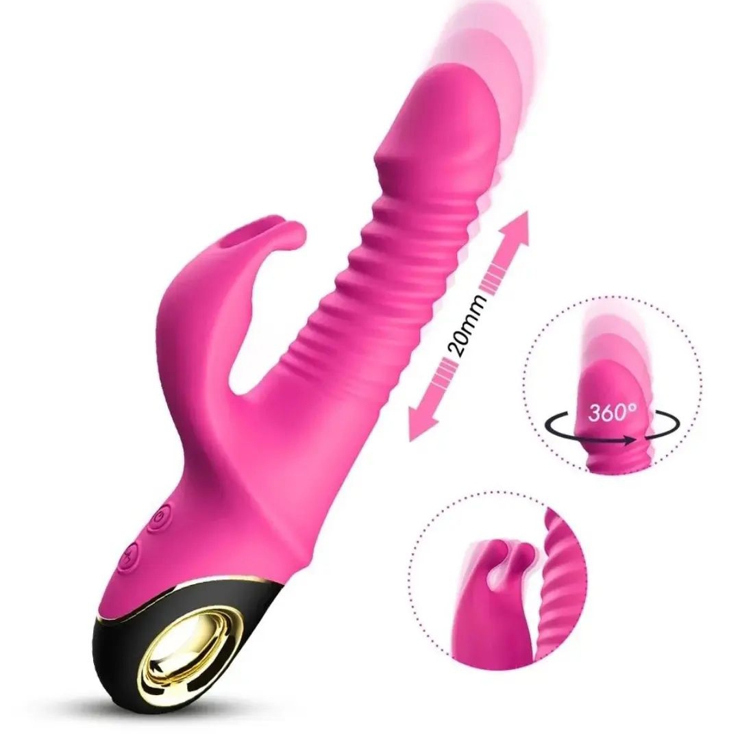 Leg shaking rabbit vibrator 